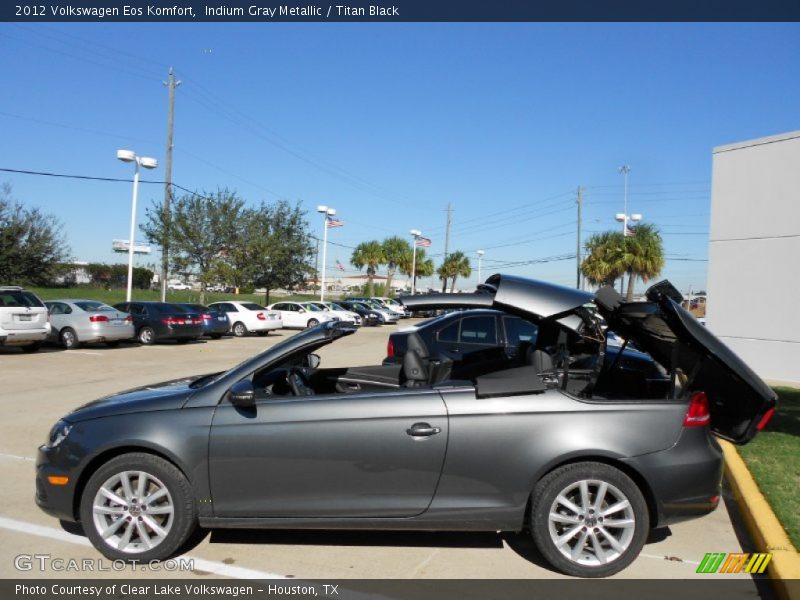 Indium Gray Metallic / Titan Black 2012 Volkswagen Eos Komfort