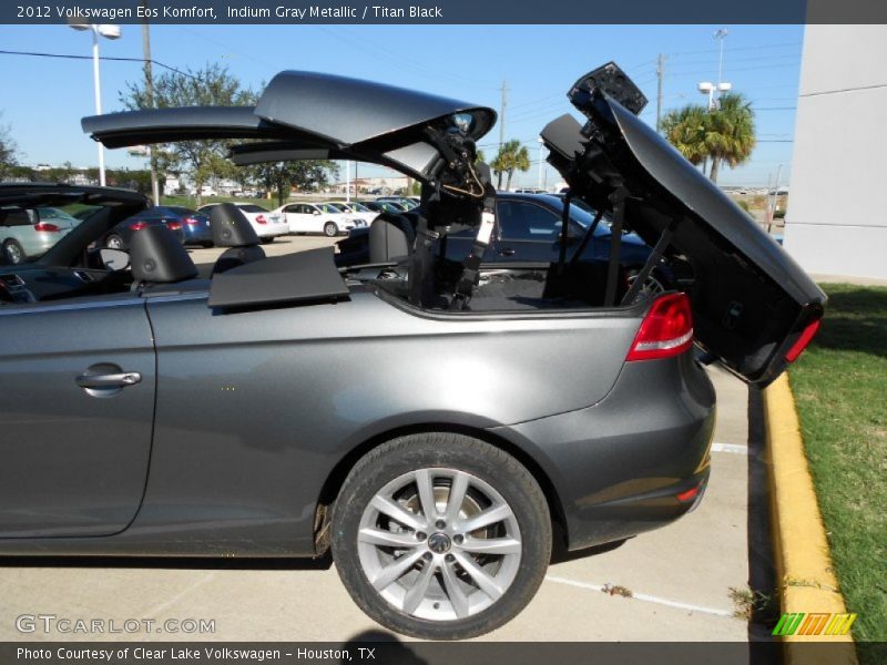 Indium Gray Metallic / Titan Black 2012 Volkswagen Eos Komfort