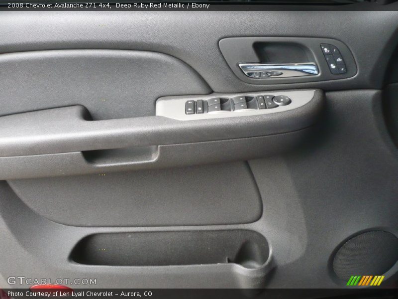 Deep Ruby Red Metallic / Ebony 2008 Chevrolet Avalanche Z71 4x4