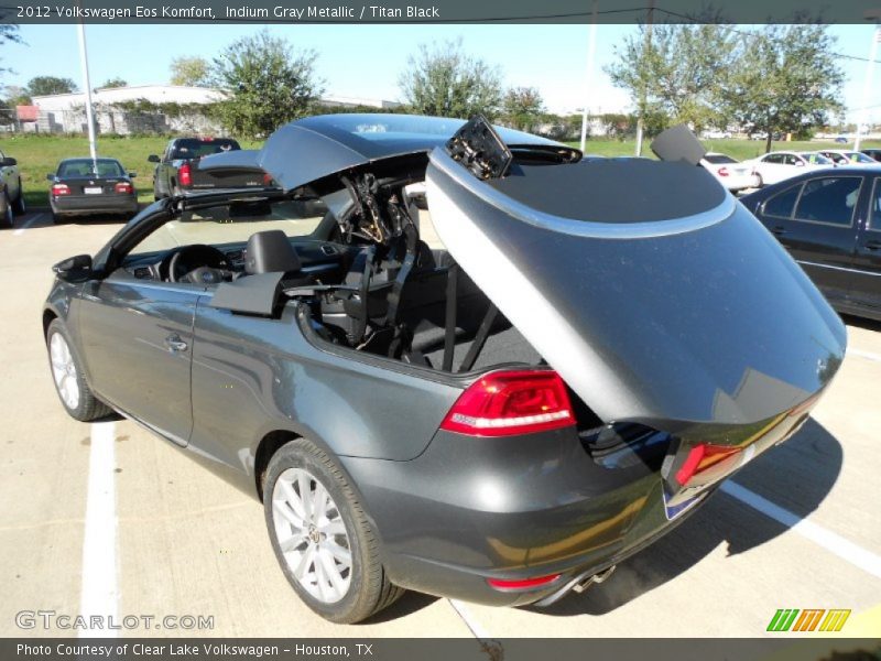 Indium Gray Metallic / Titan Black 2012 Volkswagen Eos Komfort