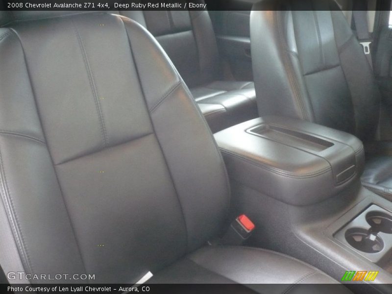 Deep Ruby Red Metallic / Ebony 2008 Chevrolet Avalanche Z71 4x4