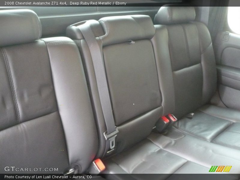 Deep Ruby Red Metallic / Ebony 2008 Chevrolet Avalanche Z71 4x4