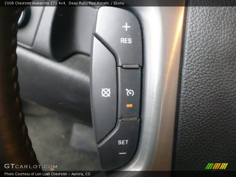 Deep Ruby Red Metallic / Ebony 2008 Chevrolet Avalanche Z71 4x4