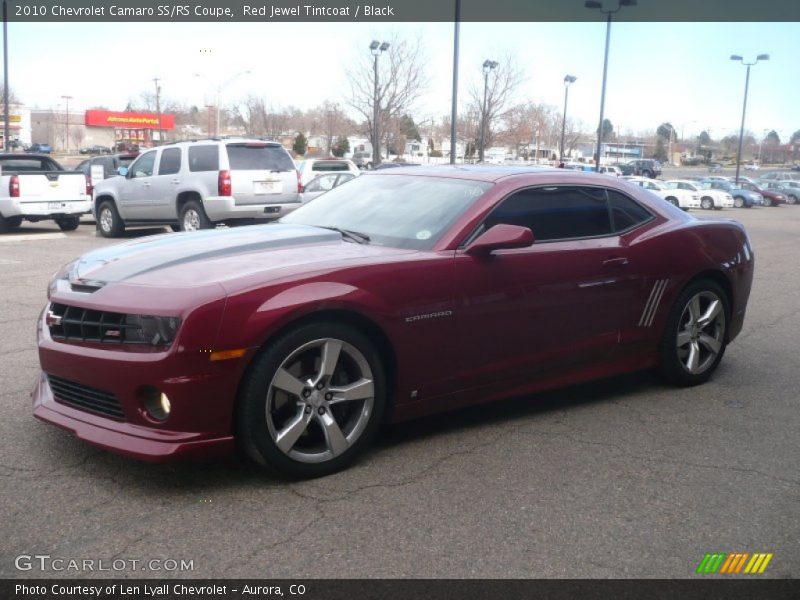 Red Jewel Tintcoat / Black 2010 Chevrolet Camaro SS/RS Coupe