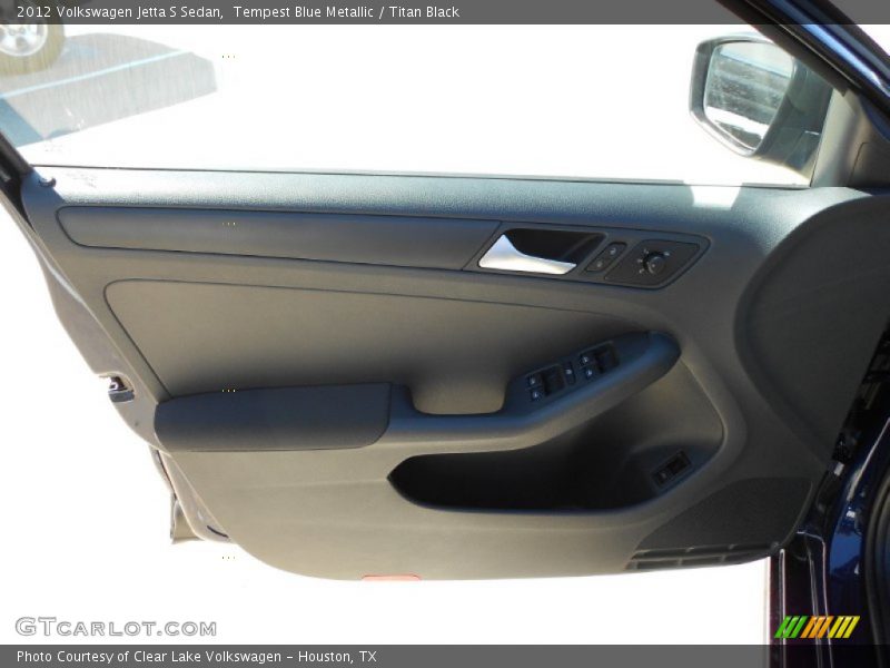 Tempest Blue Metallic / Titan Black 2012 Volkswagen Jetta S Sedan