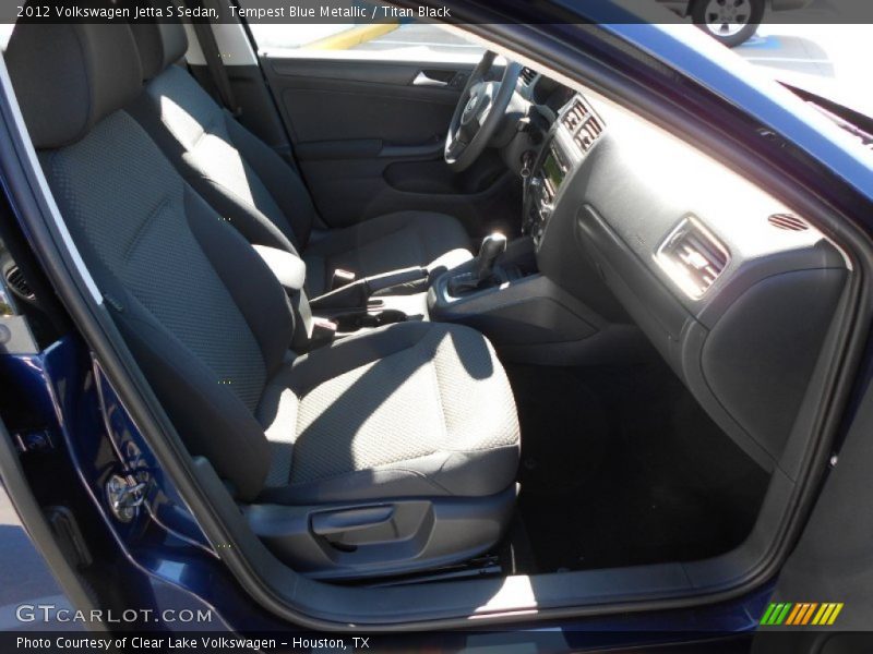 Tempest Blue Metallic / Titan Black 2012 Volkswagen Jetta S Sedan