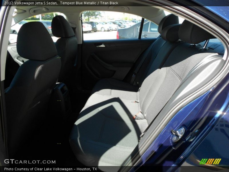 Tempest Blue Metallic / Titan Black 2012 Volkswagen Jetta S Sedan