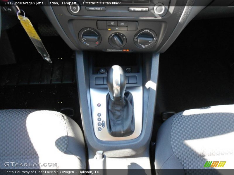 Tempest Blue Metallic / Titan Black 2012 Volkswagen Jetta S Sedan