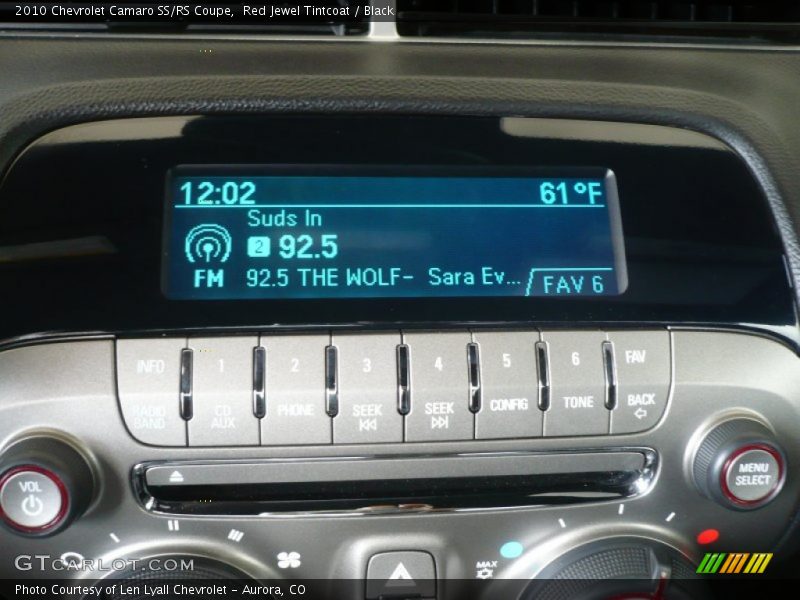 Audio System of 2010 Camaro SS/RS Coupe