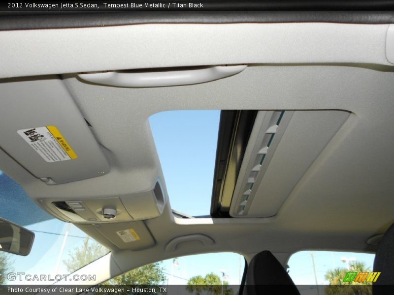 Tempest Blue Metallic / Titan Black 2012 Volkswagen Jetta S Sedan
