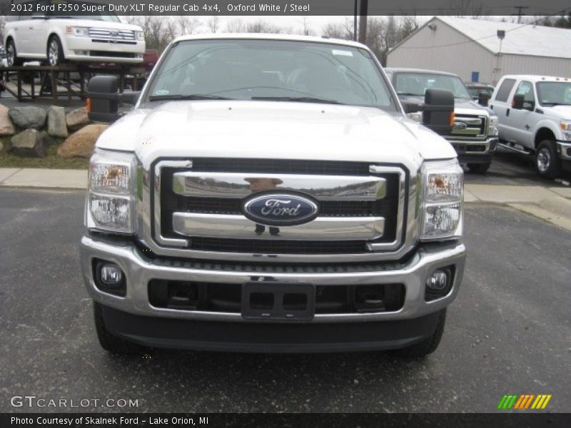 Oxford White / Steel 2012 Ford F250 Super Duty XLT Regular Cab 4x4