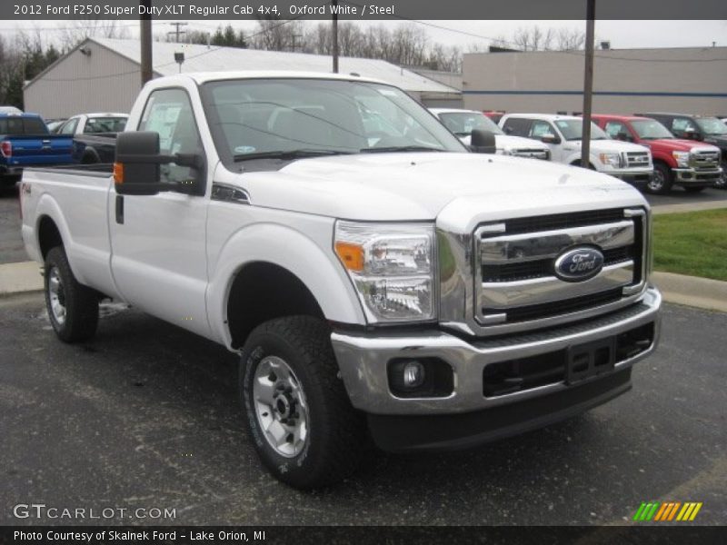 Oxford White / Steel 2012 Ford F250 Super Duty XLT Regular Cab 4x4