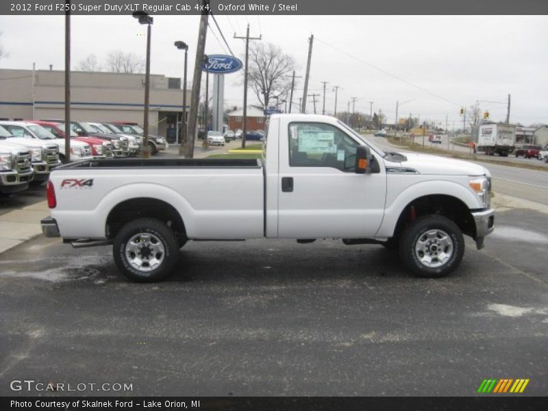 Oxford White / Steel 2012 Ford F250 Super Duty XLT Regular Cab 4x4