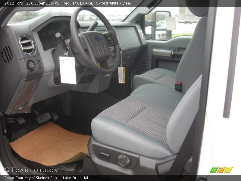 Oxford White / Steel 2012 Ford F250 Super Duty XLT Regular Cab 4x4