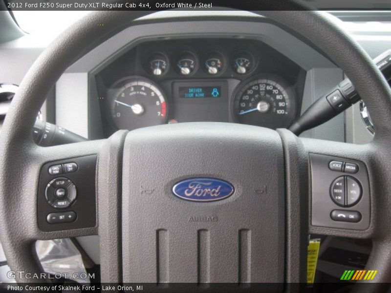 Oxford White / Steel 2012 Ford F250 Super Duty XLT Regular Cab 4x4