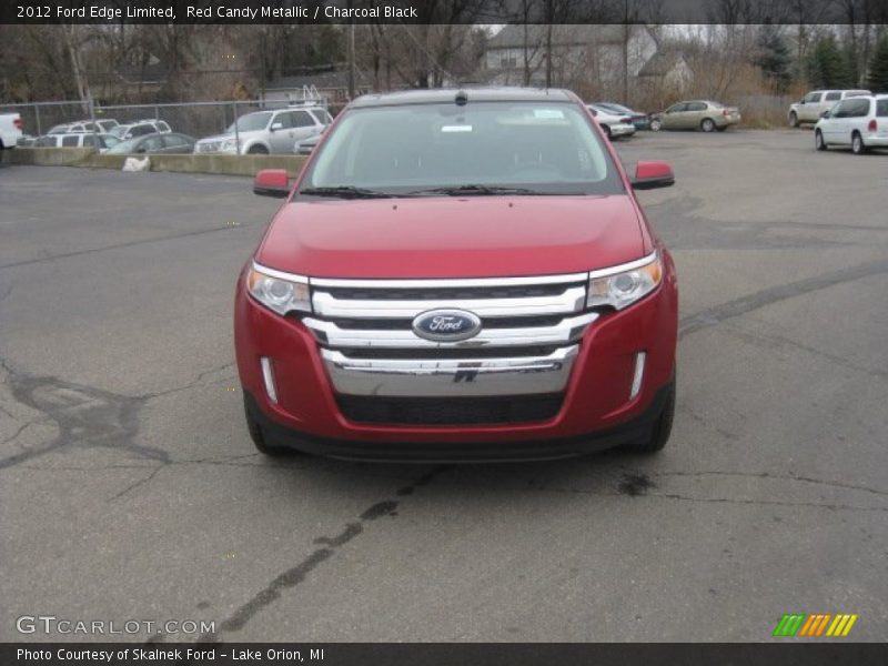 Red Candy Metallic / Charcoal Black 2012 Ford Edge Limited