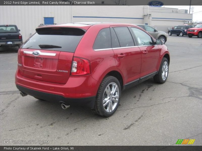 Red Candy Metallic / Charcoal Black 2012 Ford Edge Limited