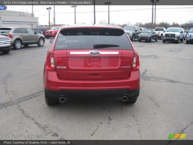 Red Candy Metallic / Charcoal Black 2012 Ford Edge Limited