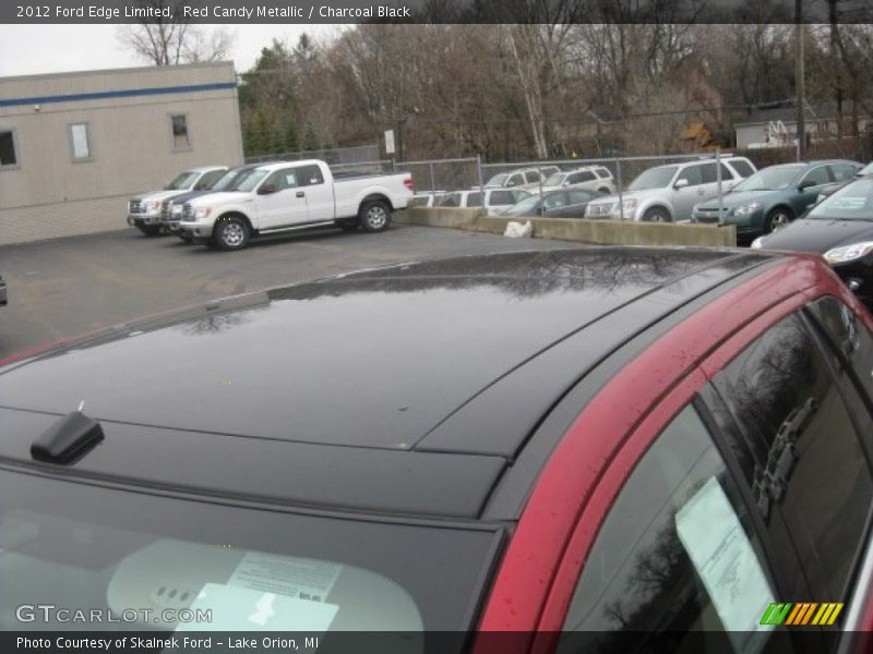 Red Candy Metallic / Charcoal Black 2012 Ford Edge Limited