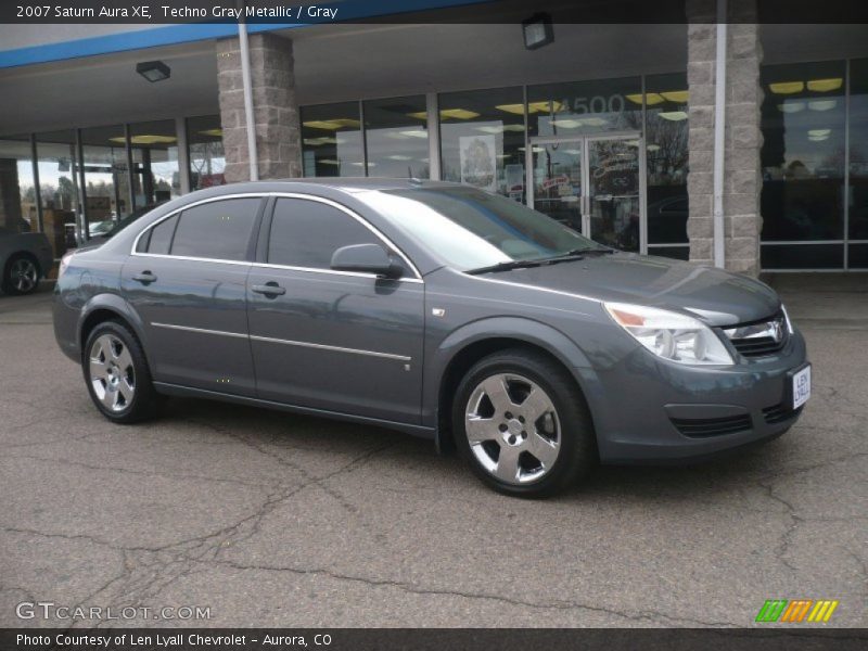 Techno Gray Metallic / Gray 2007 Saturn Aura XE