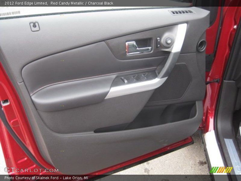 Red Candy Metallic / Charcoal Black 2012 Ford Edge Limited
