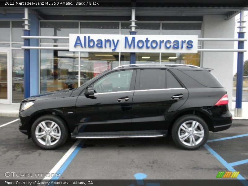 Black / Black 2012 Mercedes-Benz ML 350 4Matic