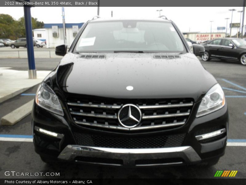 Black / Black 2012 Mercedes-Benz ML 350 4Matic