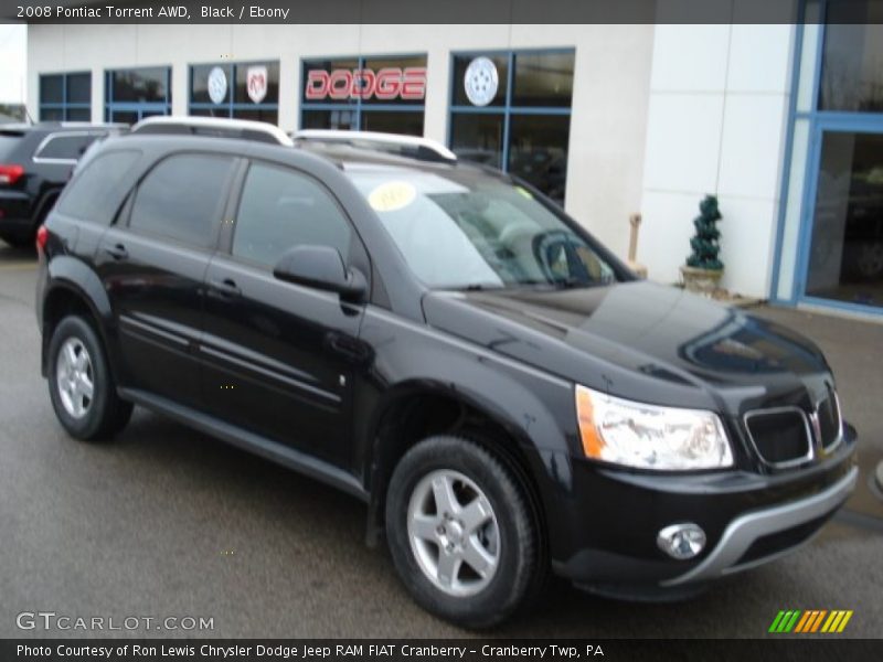 Black / Ebony 2008 Pontiac Torrent AWD