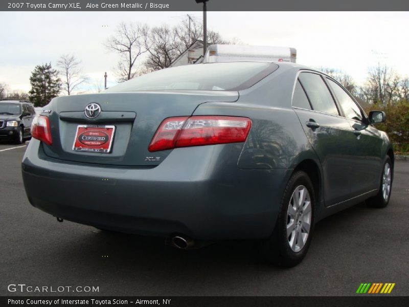 Aloe Green Metallic / Bisque 2007 Toyota Camry XLE