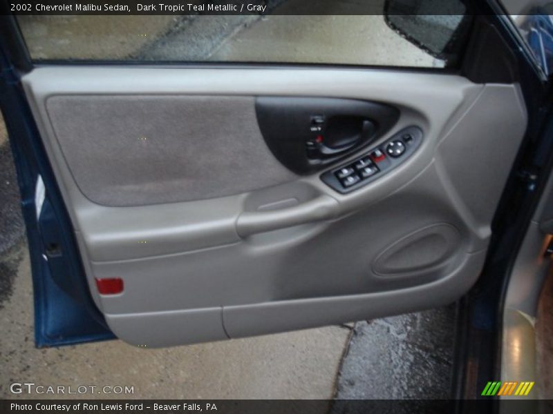 Dark Tropic Teal Metallic / Gray 2002 Chevrolet Malibu Sedan