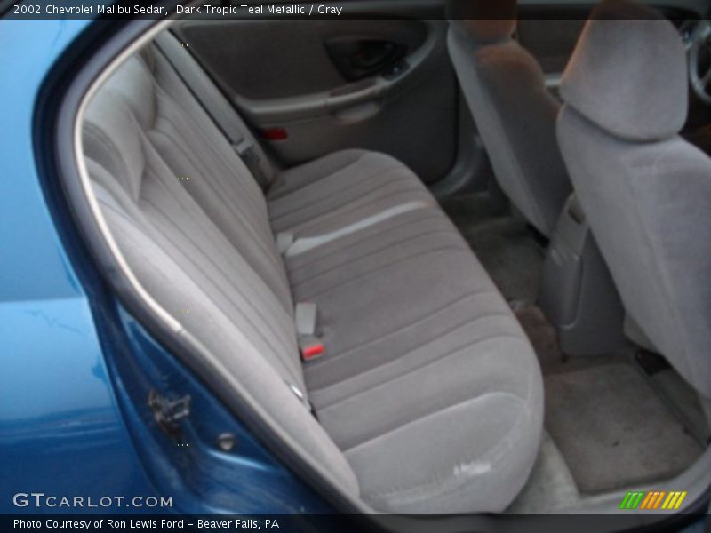 Dark Tropic Teal Metallic / Gray 2002 Chevrolet Malibu Sedan