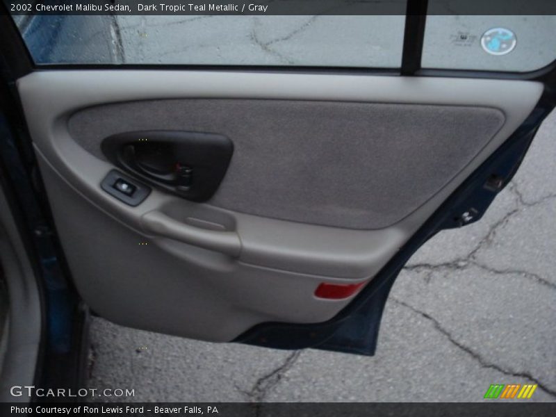 Dark Tropic Teal Metallic / Gray 2002 Chevrolet Malibu Sedan