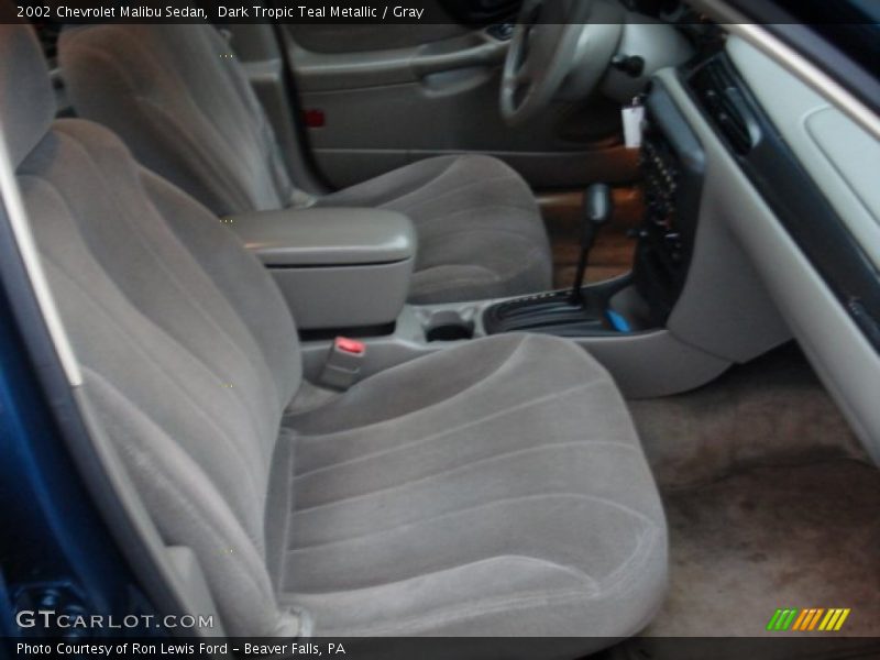 Dark Tropic Teal Metallic / Gray 2002 Chevrolet Malibu Sedan