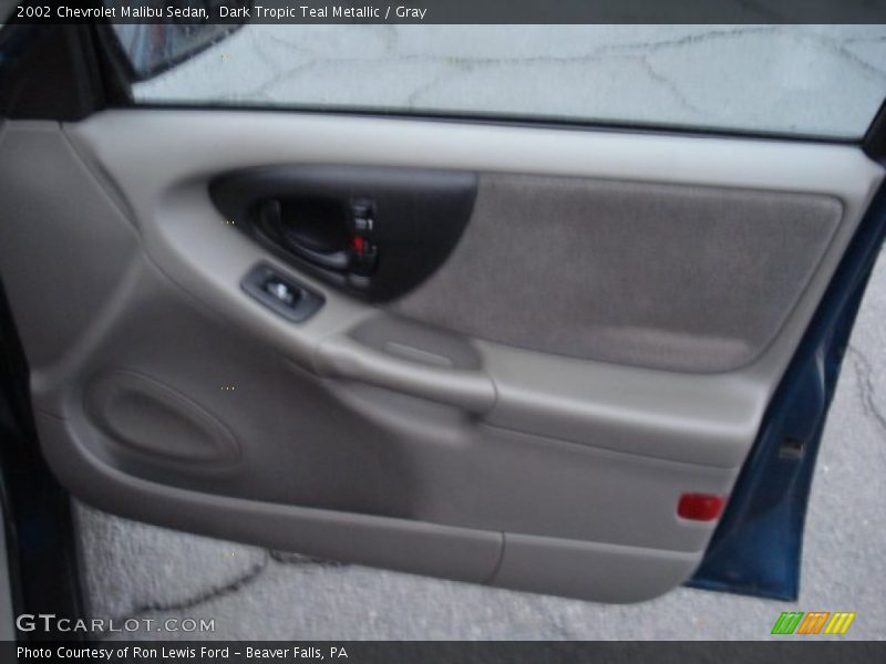 Dark Tropic Teal Metallic / Gray 2002 Chevrolet Malibu Sedan