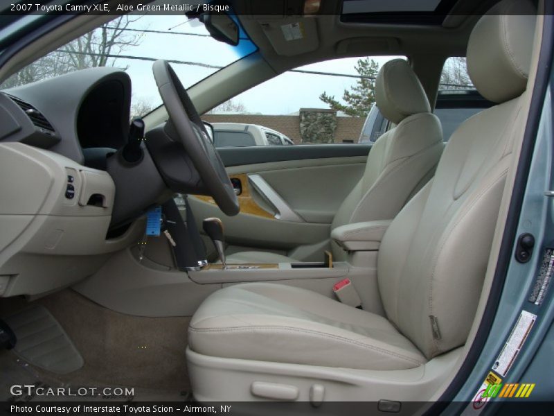 Aloe Green Metallic / Bisque 2007 Toyota Camry XLE