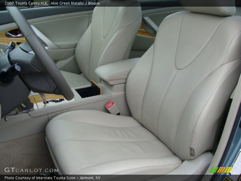 Aloe Green Metallic / Bisque 2007 Toyota Camry XLE