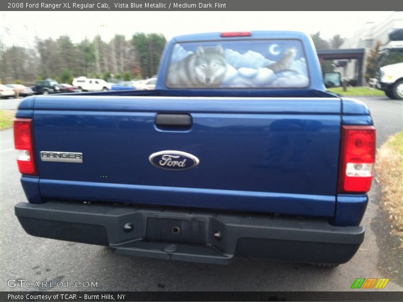 Vista Blue Metallic / Medium Dark Flint 2008 Ford Ranger XL Regular Cab