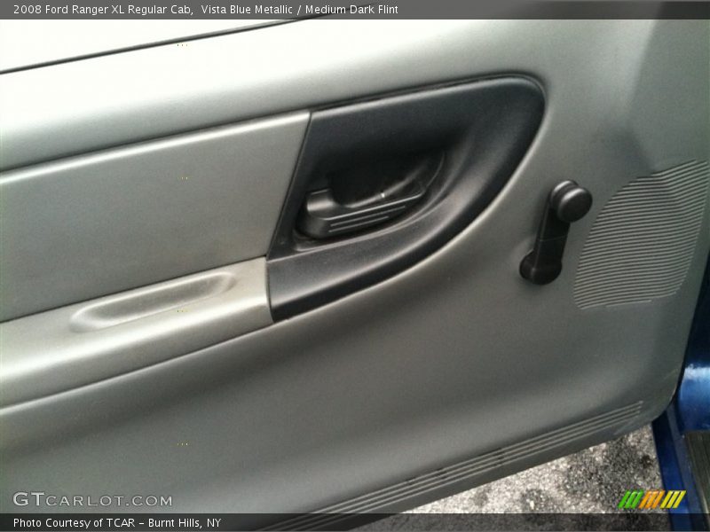 Vista Blue Metallic / Medium Dark Flint 2008 Ford Ranger XL Regular Cab