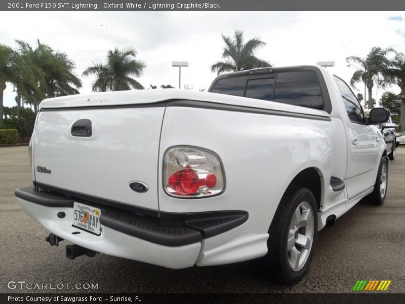 Oxford White / Lightning Graphite/Black 2001 Ford F150 SVT Lightning