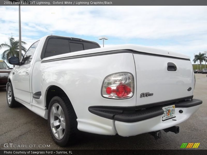 Oxford White / Lightning Graphite/Black 2001 Ford F150 SVT Lightning