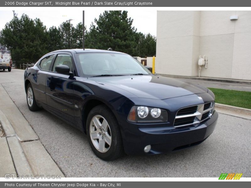 Midnight Blue Pearl / Dark Slate Gray/Light Graystone 2006 Dodge Charger SXT