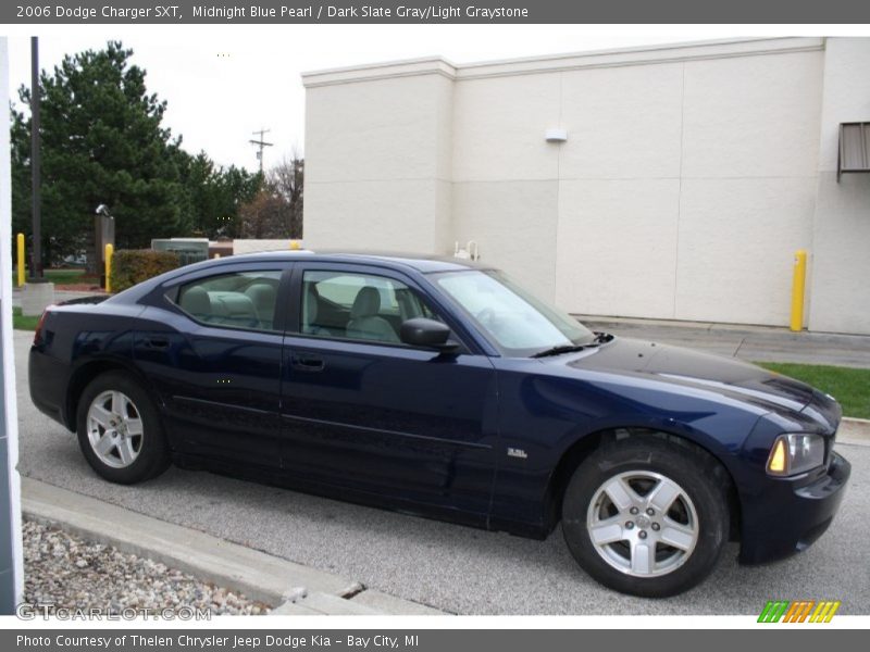 Midnight Blue Pearl / Dark Slate Gray/Light Graystone 2006 Dodge Charger SXT