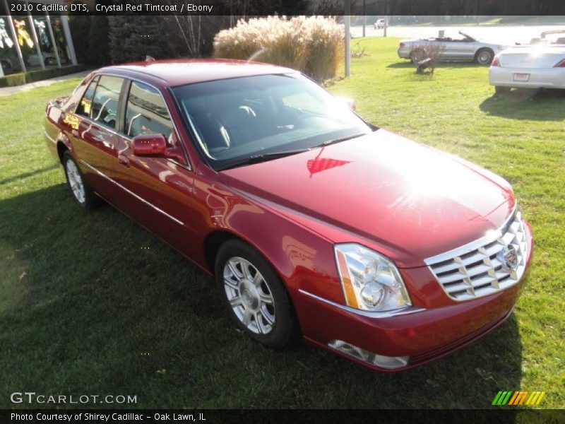 Crystal Red Tintcoat / Ebony 2010 Cadillac DTS