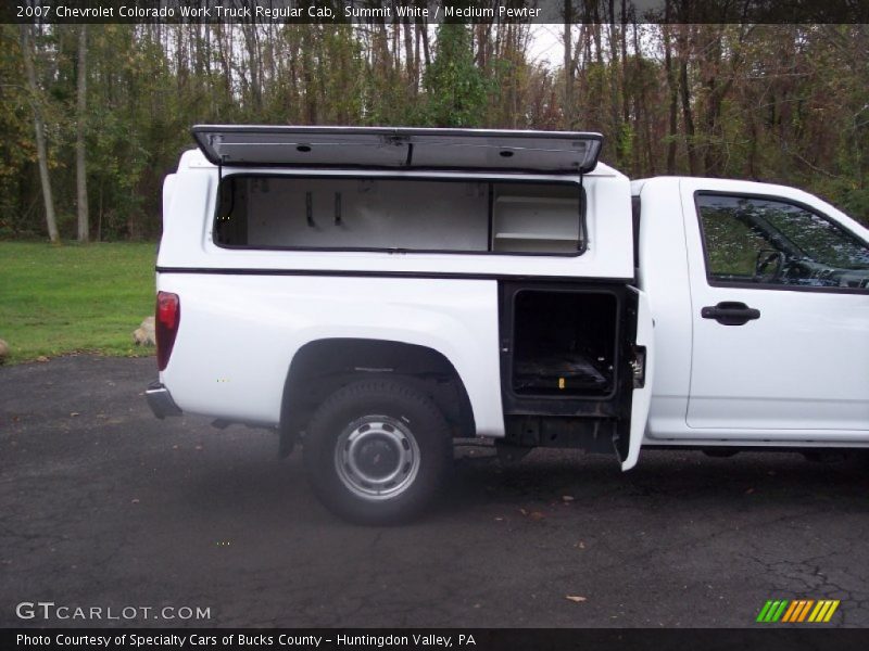 Summit White / Medium Pewter 2007 Chevrolet Colorado Work Truck Regular Cab