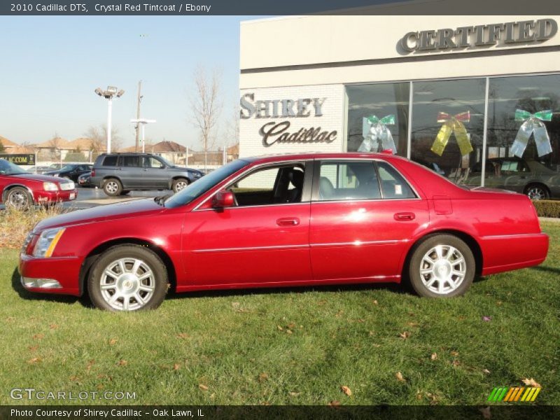 Crystal Red Tintcoat / Ebony 2010 Cadillac DTS