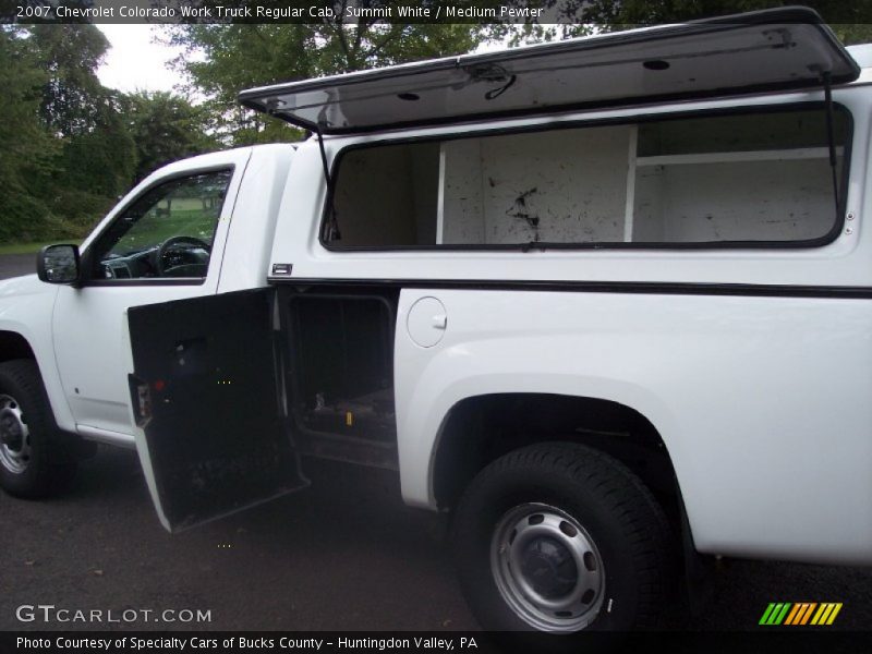 Summit White / Medium Pewter 2007 Chevrolet Colorado Work Truck Regular Cab