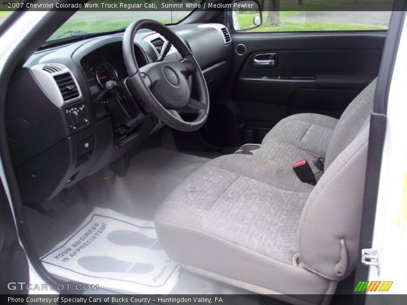 Summit White / Medium Pewter 2007 Chevrolet Colorado Work Truck Regular Cab