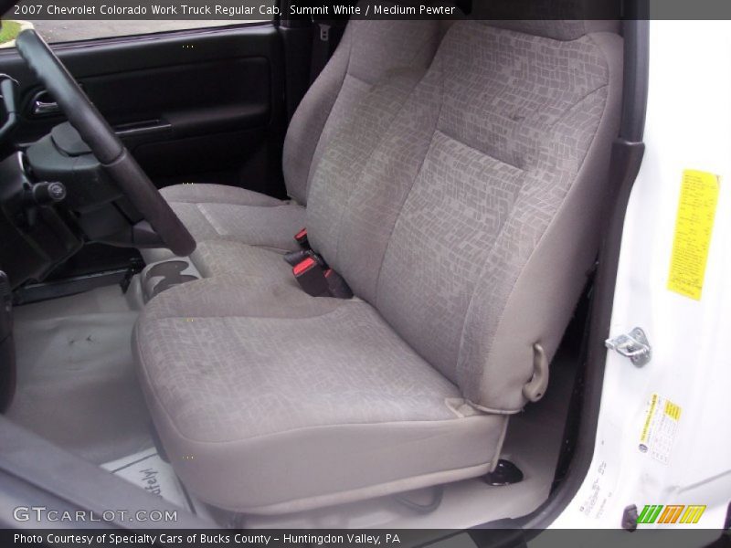Summit White / Medium Pewter 2007 Chevrolet Colorado Work Truck Regular Cab
