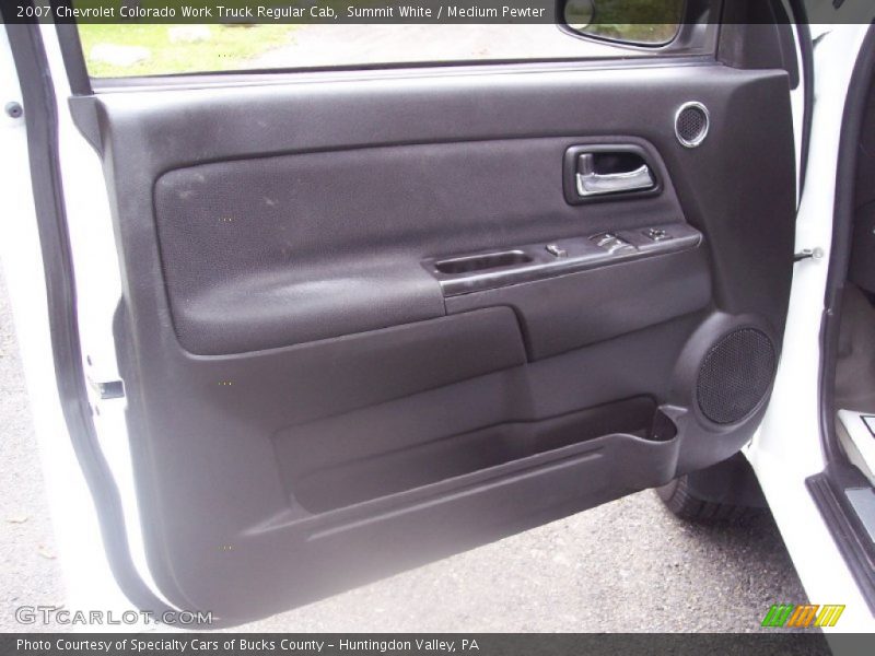 Summit White / Medium Pewter 2007 Chevrolet Colorado Work Truck Regular Cab