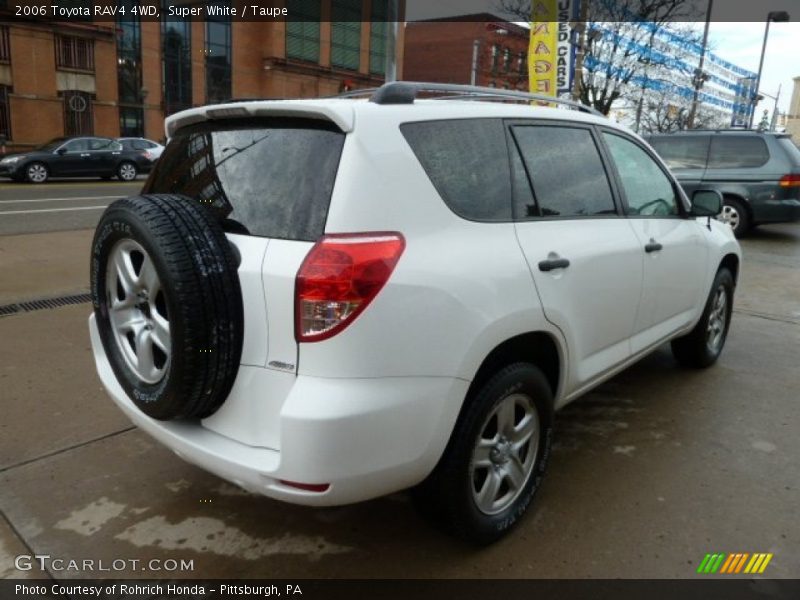 Super White / Taupe 2006 Toyota RAV4 4WD